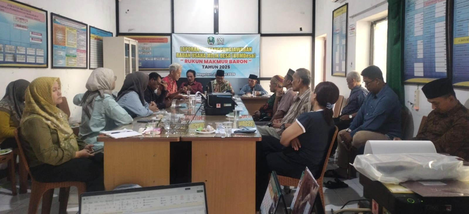 LAPORAN PERTANGGUNGJAWABAN BUMDES RUKUN MAKMUR DESA BARON TA 2025